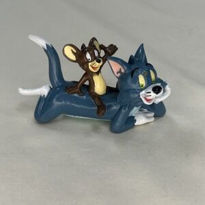 Vintage Rare Tom & Jerry 1998 Warner Bros PVC Figurine Cat & Mouse